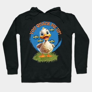 Funny cute Duck You Quack me up! Hoodie